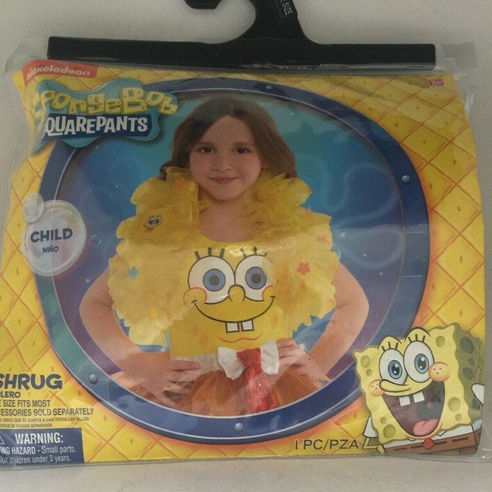NWT - Bundle SpongeBob Slipper Shoes & Shrug - Picture 7 of 10